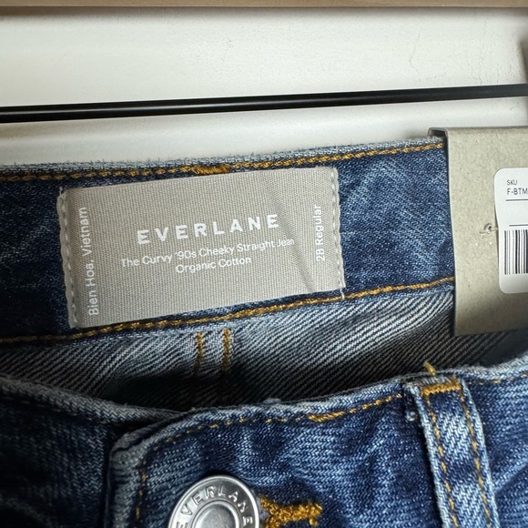 NWT Everlane Curvy 90s Cheeky Straight Jean 28 - Picture 4 of 5